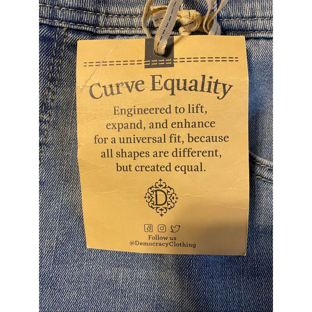 Democracy Ab Technology Skyrise Mold & Hold Jeans W/ Booty Lift Sz 10 NWT - Picture 10 of 14